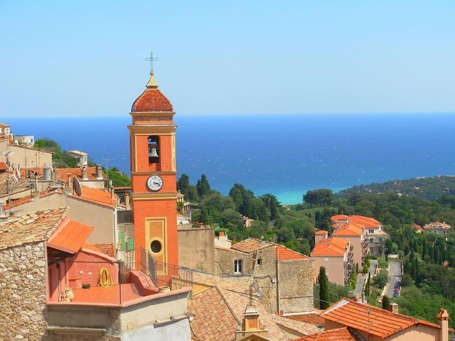 Riviera Prestige - Front De Mer - Terrasse - Parking Roquebrune-Cap-Martin Exteriör bild
